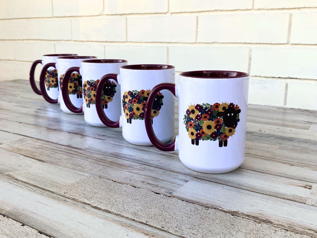 Hand Printed Mugs