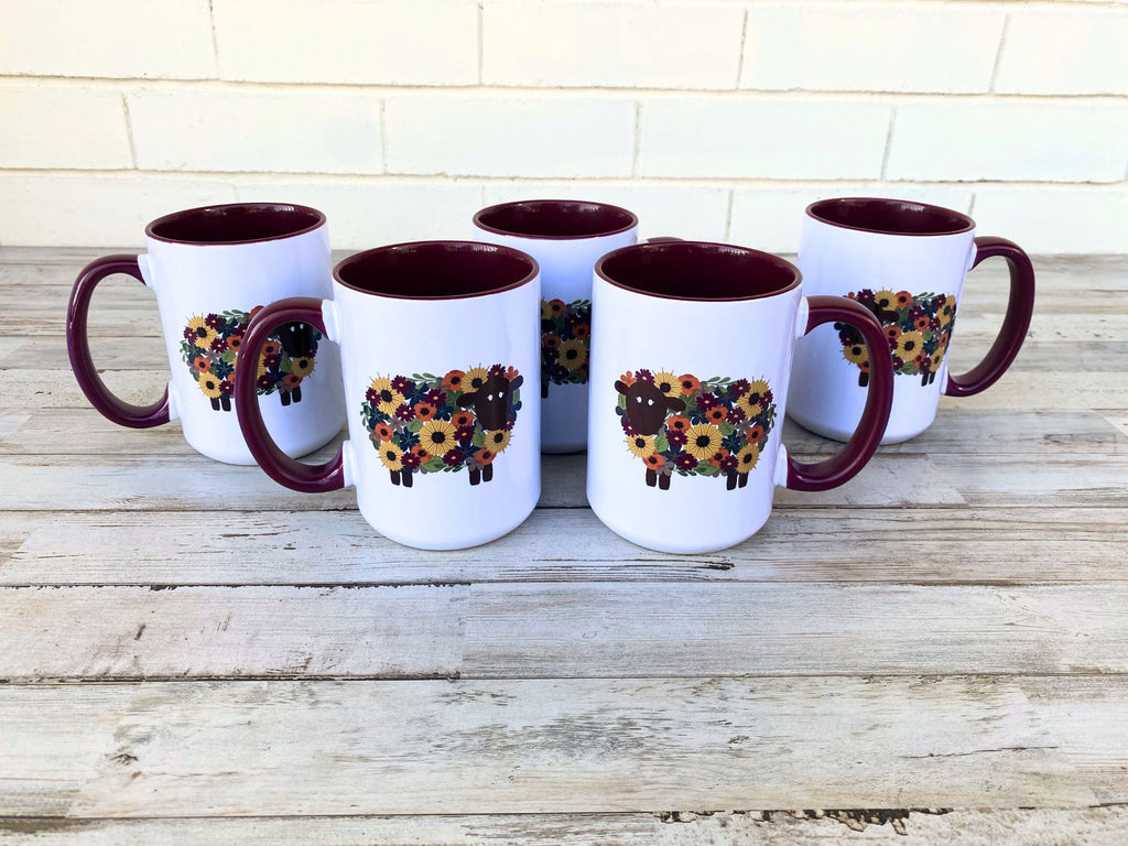 Hand Printed Mugs