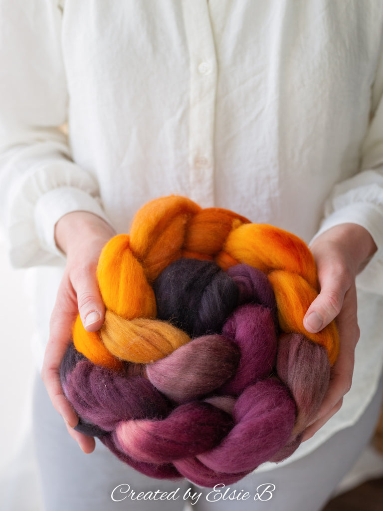 RETIRING 'Autumn Mum' 4 oz Dyed to Order *LAST CALL*