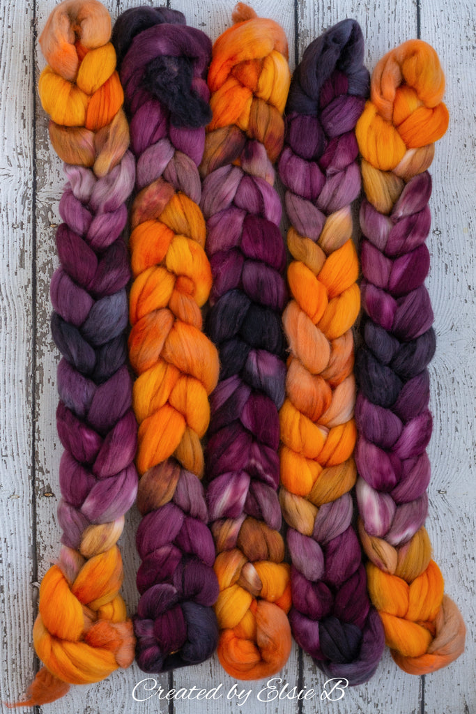 RETIRING 'Autumn Mum' 4 oz Dyed to Order *LAST CALL*