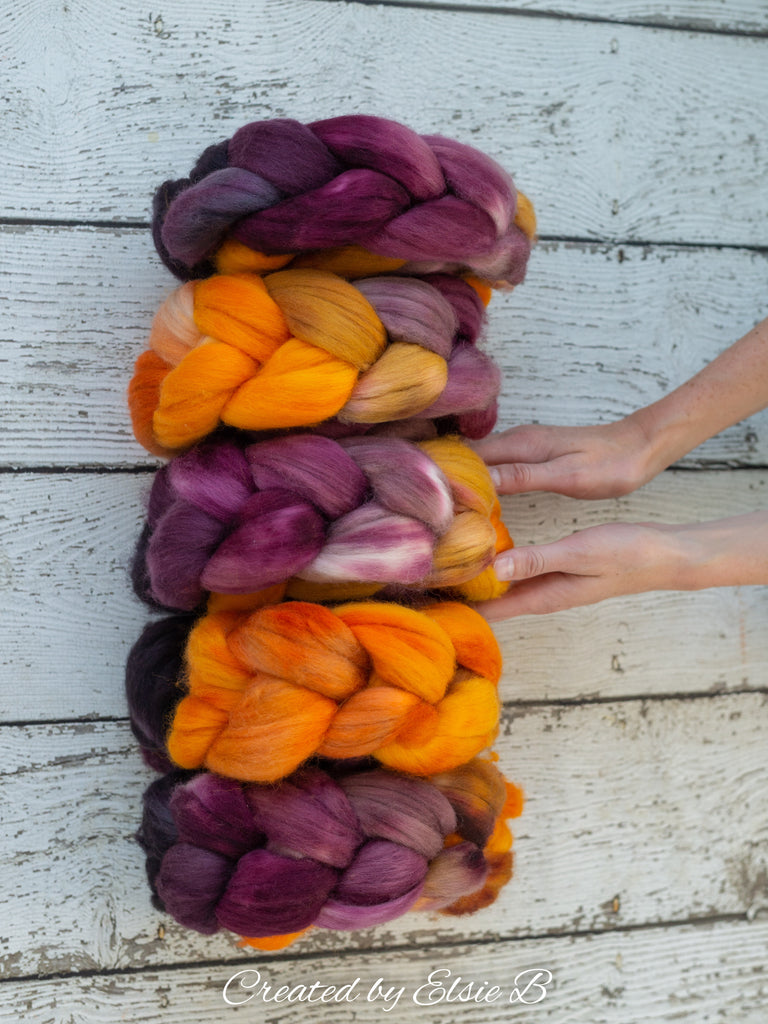 RETIRING 'Autumn Mum' 4 oz Dyed to Order *LAST CALL*