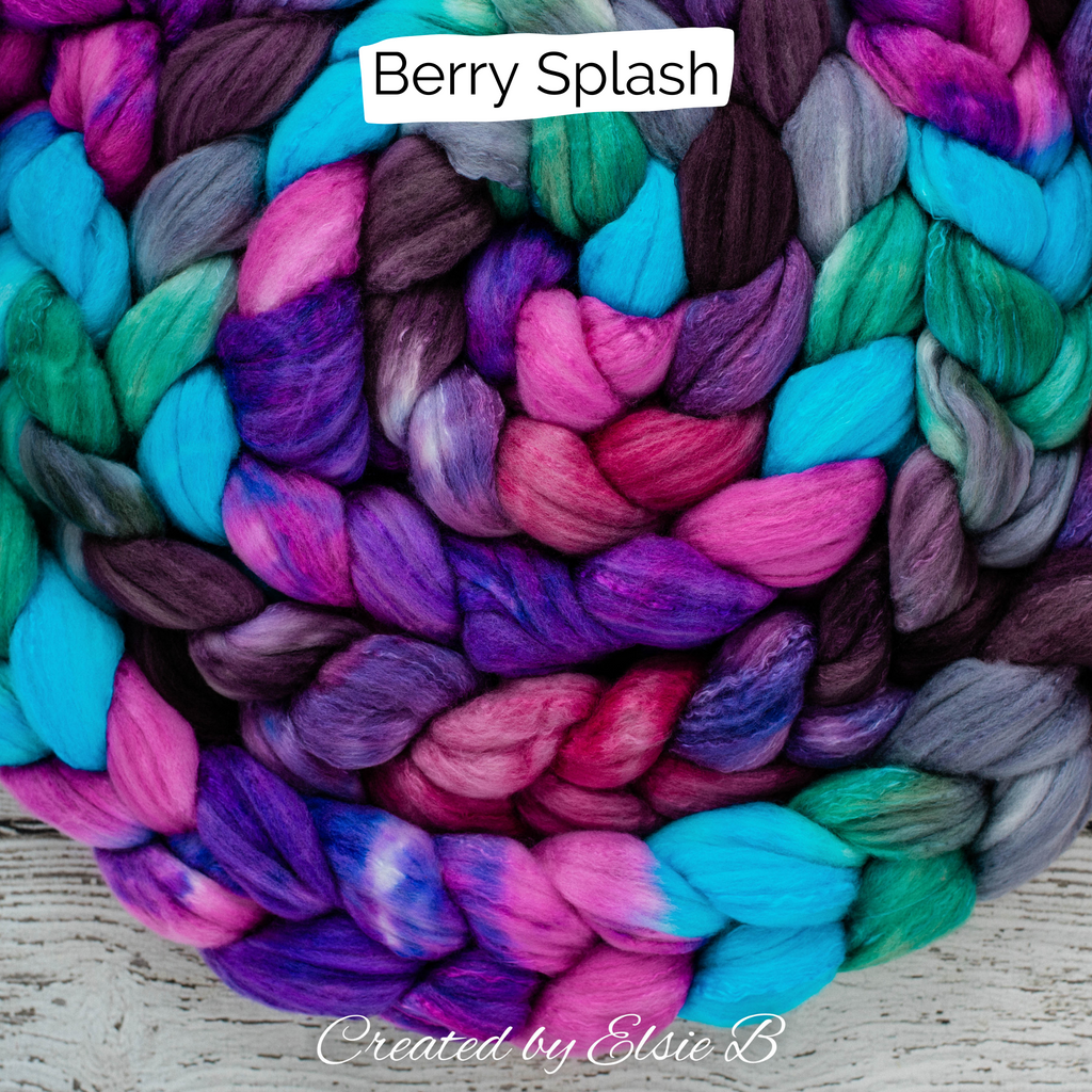 Superfine Merino/Silk 4 oz DTO: Variegated (A-B)