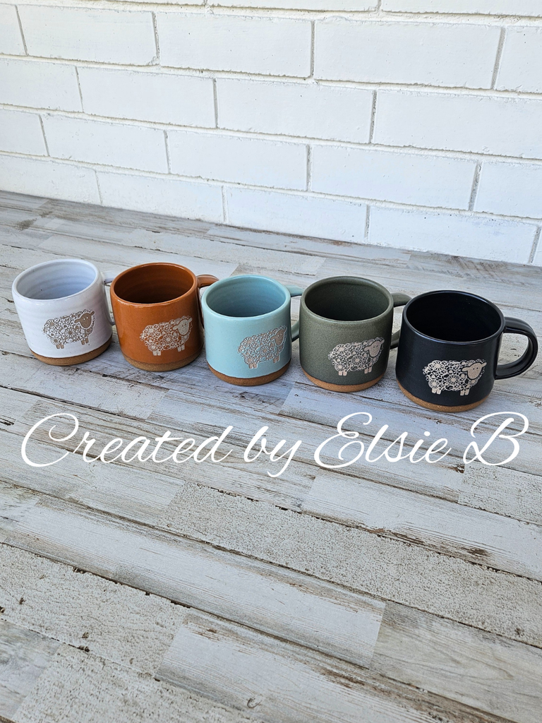 Handmade Sheep Mugs