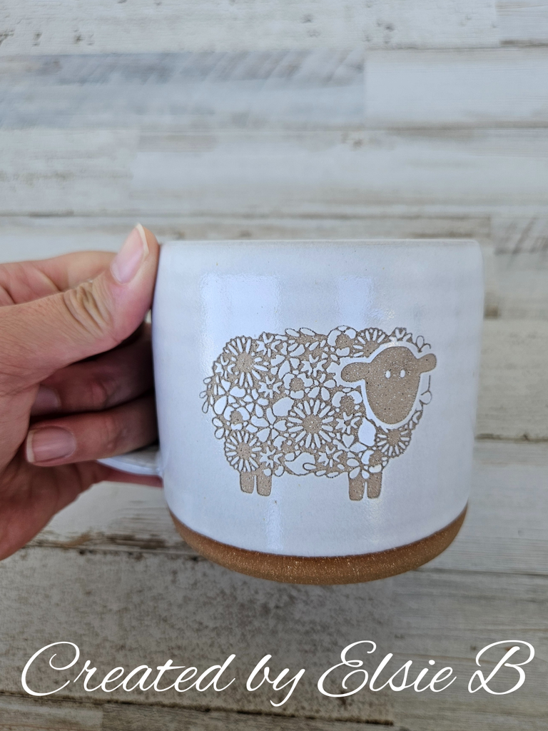 Handmade Sheep Mugs