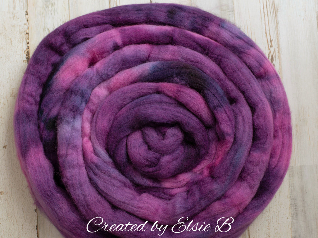 'Dark Lilac' 21 micron Merino 4 oz