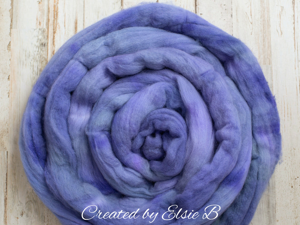 'Forget Me Not' Organic Polwarth 4 oz