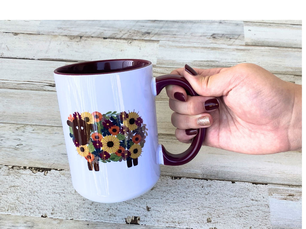 Hand Printed Mugs- Imperfect Color