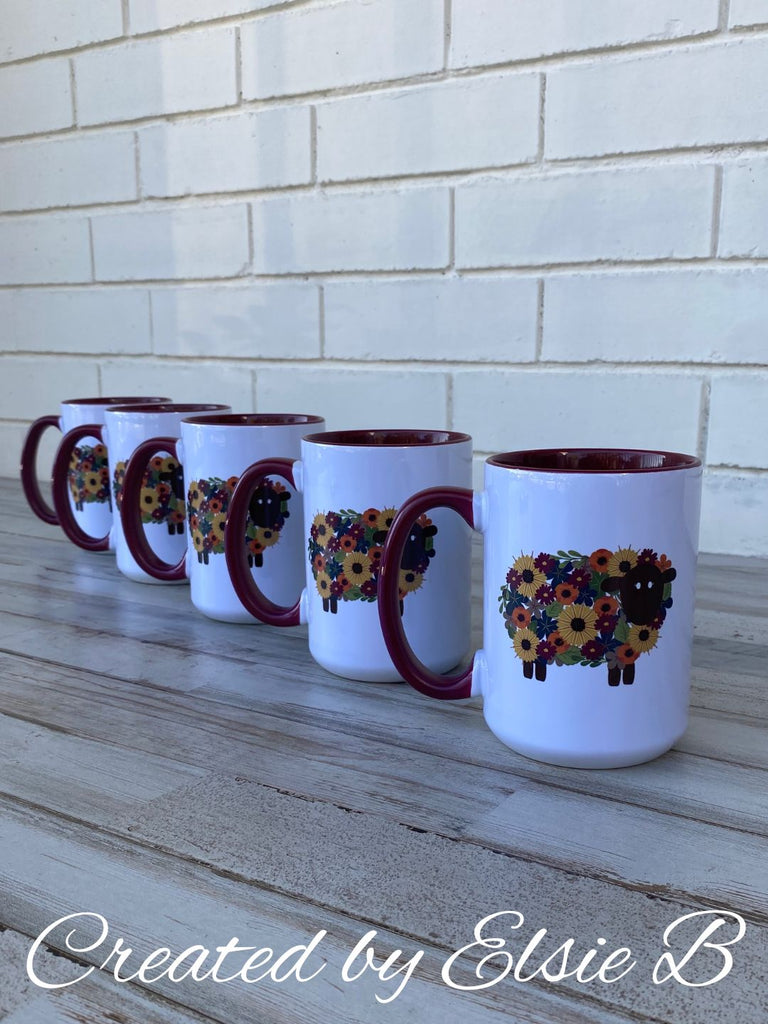 Hand Printed Mugs