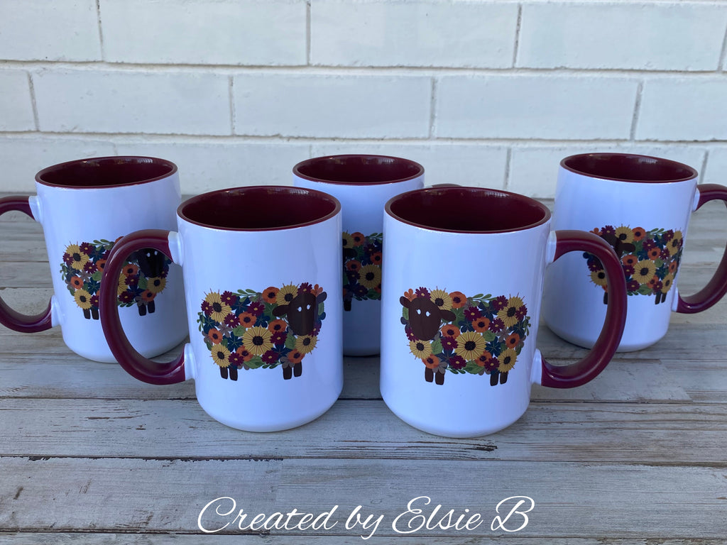 Hand Printed Mugs