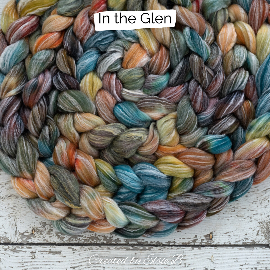 Superfine Merino/Silk 4 oz DTO: Variegated (I-O)
