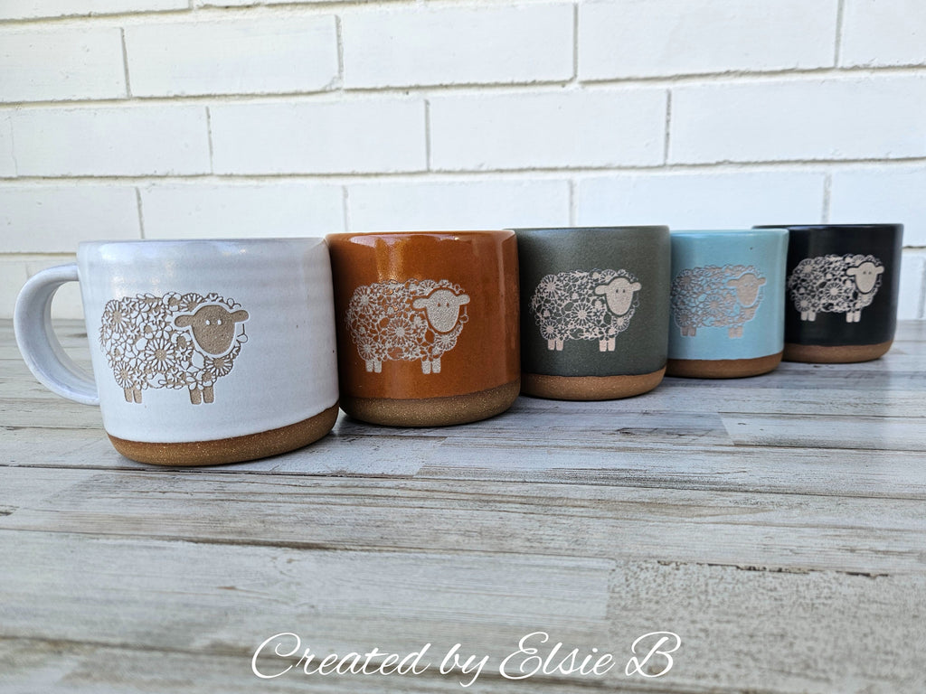 Handmade Sheep Mugs