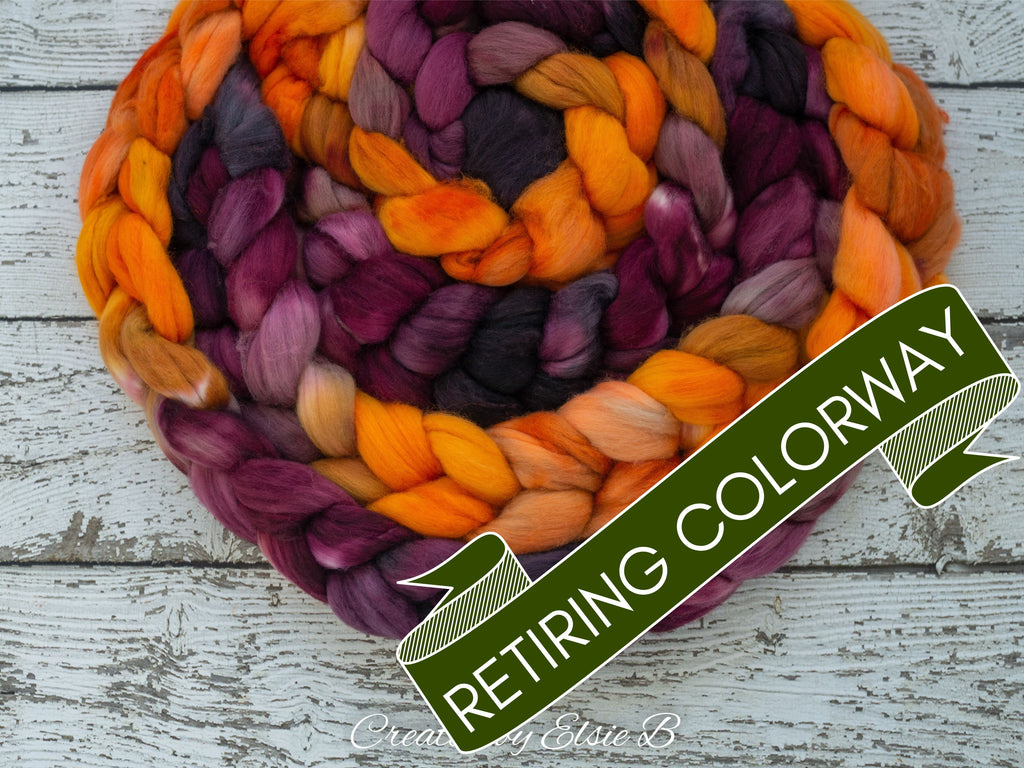 RETIRING 'Autumn Mum' 4 oz Dyed to Order *LAST CALL*