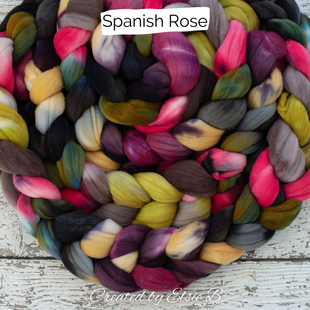 Superfine Merino/Silk 4 oz DTO: Variegated (P-S)