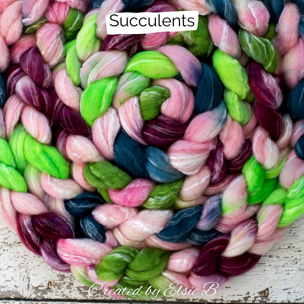 Superfine Merino/Silk 4 oz DTO: Variegated (P-S)