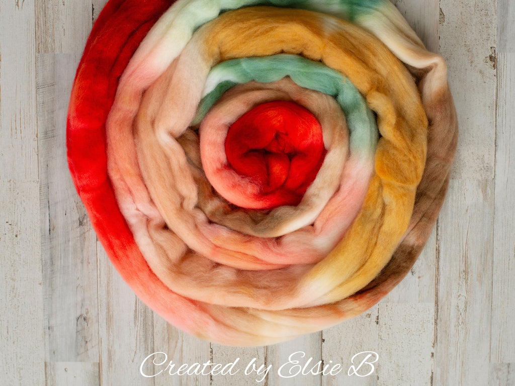 'Vintage Christmas' Targhee 4 oz