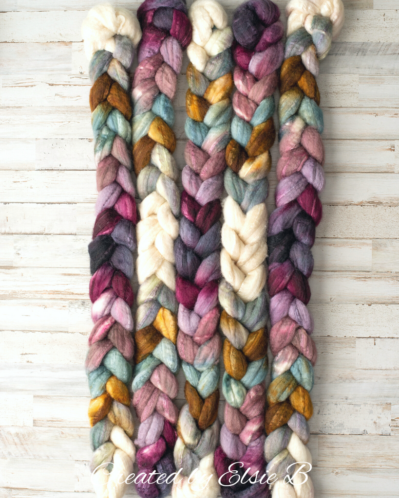 'Winter Bouquet' BFL/ Silk 4 oz