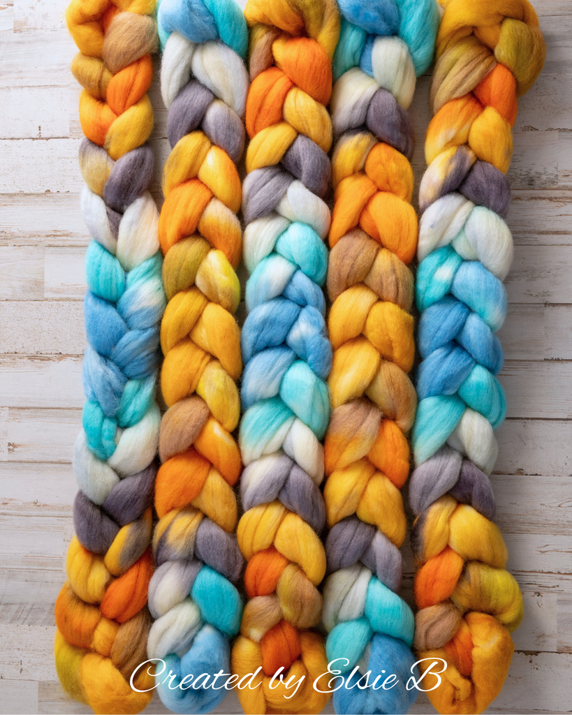 'You Are My Sunshine' Corriedale 4 oz
