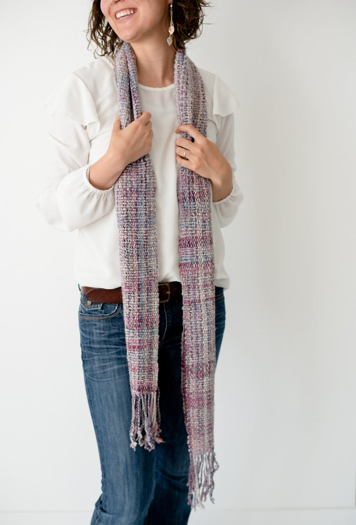 'Through the Looking Glass' Handwoven Scarf