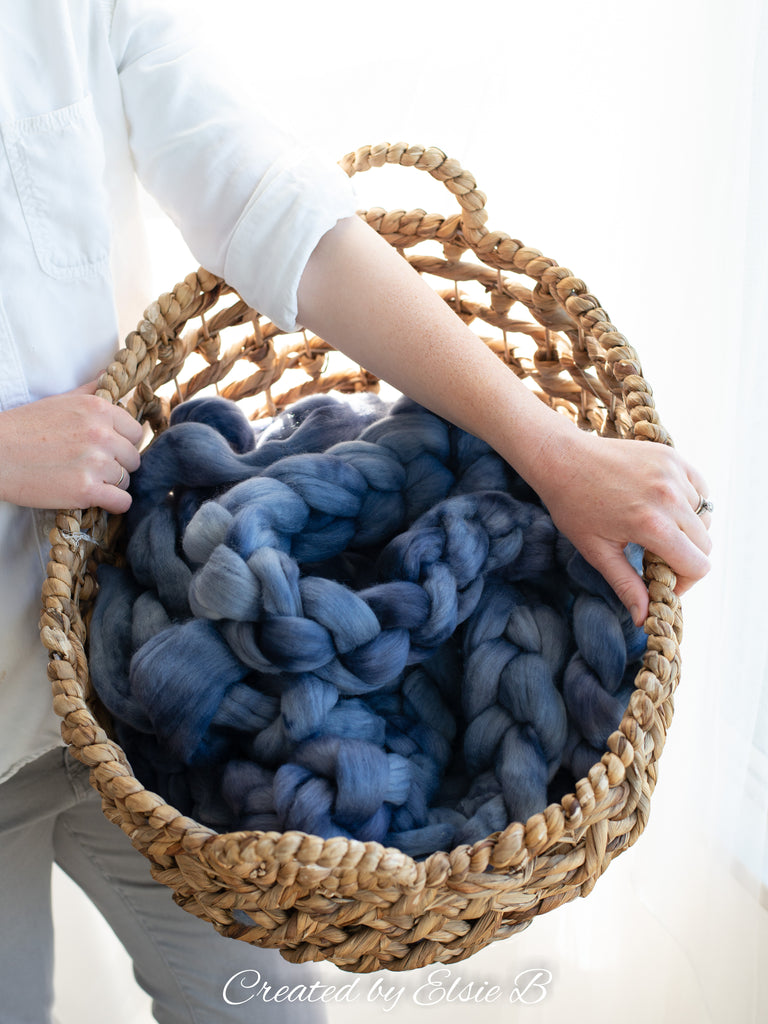 'Moonlit Waves' Falkland Merino 4 oz