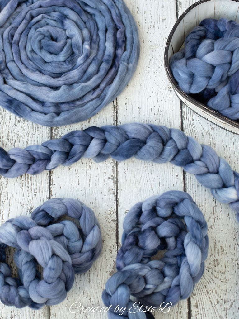 'Moonlit Waves' Falkland Merino 4 oz