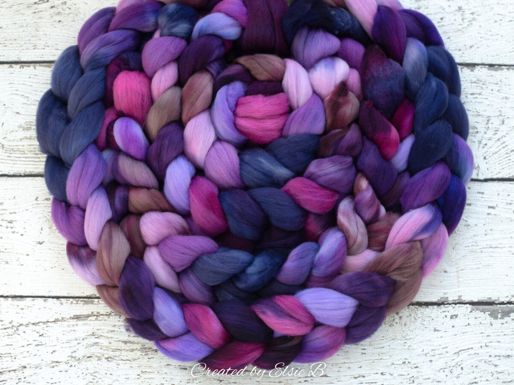 'Purple Umbrella' Polwarth 4 oz