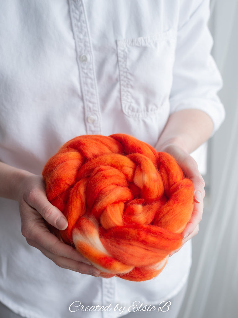 'Solar Flare' Organic Merino 4 oz