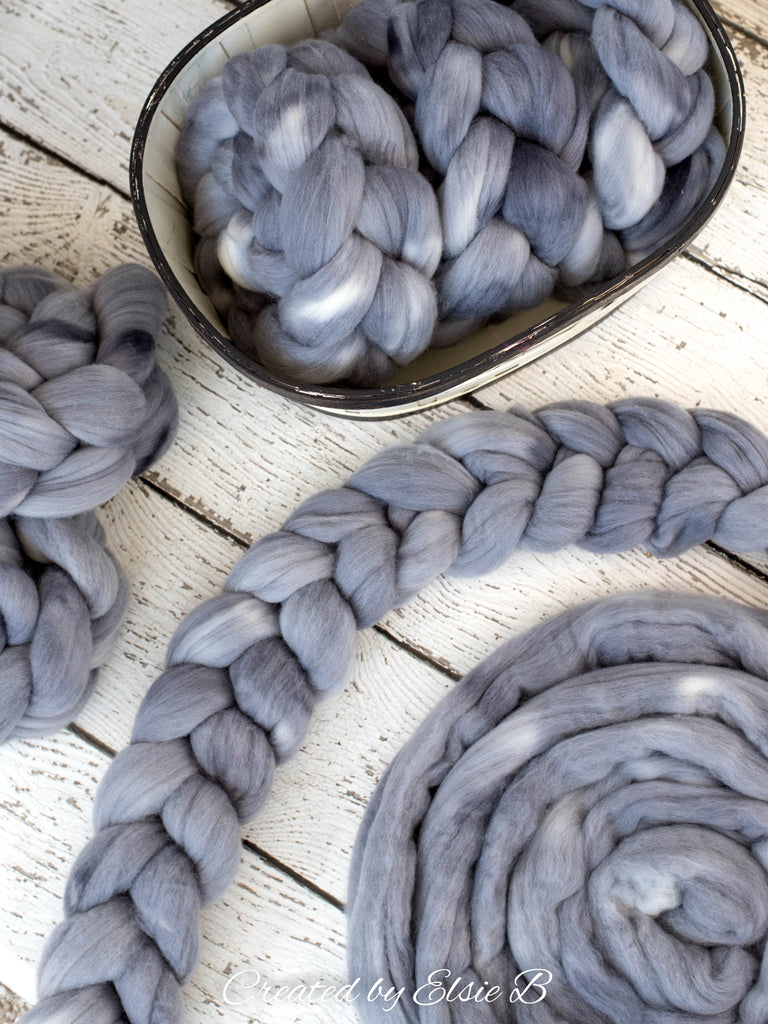 'Titanium' Organic Merino 4 oz